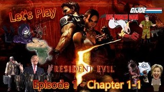 Let's Play Resident Evil 5 HD - Episode 1 - Chapter 1-1