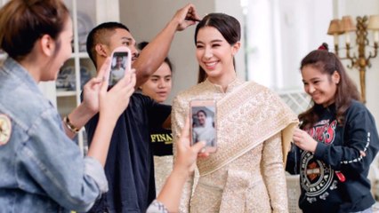 อลังการดาวล้านดวง !! เมื่อ มิ้นต์ ชาลิดา ถ่ายแบบในชุดไทยราคาเกือบ 3 แสนบาท บอกเลยเป๊ะมาก !
