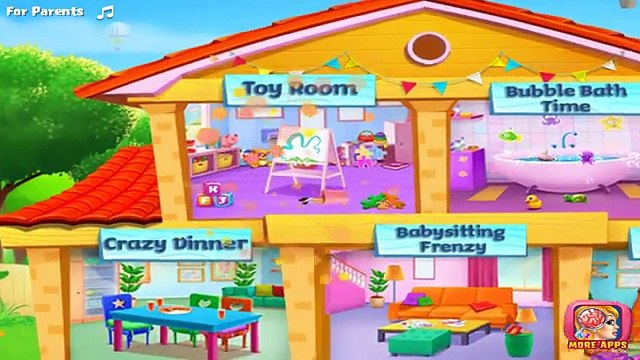 Baby Care - Babysitter Craziness Games for Kids _ Bath, Feed, Learn Alphabet Fun Gameplay Toddlers