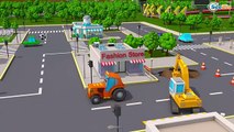 Kids Video Tractor For Kids Play on the road - 3D Animation Episodes For Kids Cars & Truck Stories