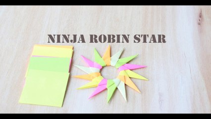 How To Make Robin Ninja Star Origami