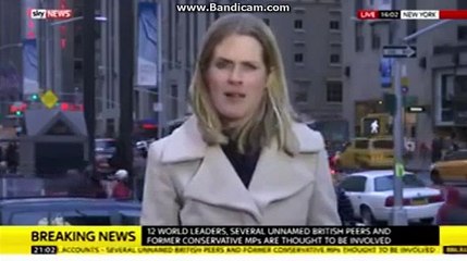 Sky news anchor talking about nawaz sharif corruption