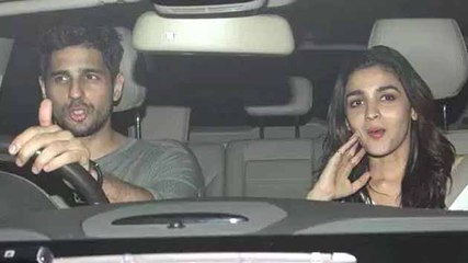 Alia Bhatt And Sidharth Malhotra Attend Karan Johar's Party Together