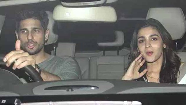 Alia Bhatt And Sidharth Malhotra Attend Karan Johar's Party Together