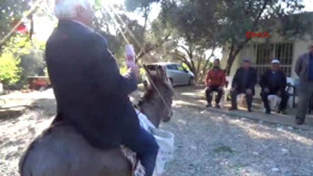 Antalya Eşeğiyle 'Evet' Kampanyası Başlattı