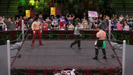 WWE 2K17 shinsuke nakamura v samoa joe