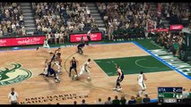 NBA 2K17 Giannis Antetokounmpo & Bucks Highlights vs Jazz 2017.02.24