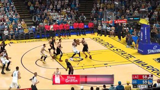NBA 2K17sdaurry,Kevin Durant & Klay Thompson Highlights vs Clippers 2017.02.2