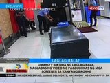 BT: Umano'y biktima ng laglag-bala, naglabas ng video ng pagbubukas ng kanyang bagahe