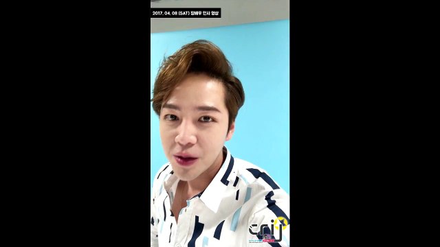 JANG KEUN SUK OFFİCİAL FAN CLUB CRİ J SPECİAL VİDEO MESSAGE 08.04.2017