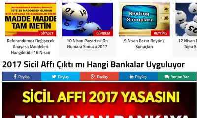 2017 Sicil Affı Çıktı mı Hangi Bankalar Uyguluyor