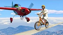 KWEBBELKOP-SKY HIGH BIKE TIGHTROPE   PLANES! (GTA 5 Funny Moments)