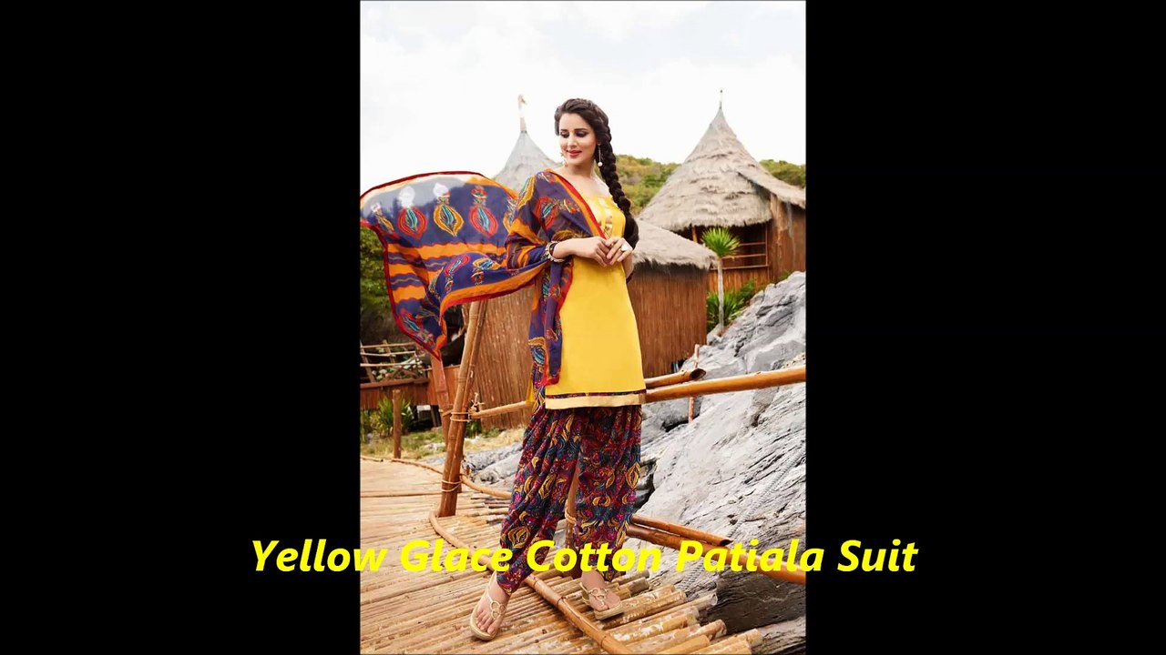 yellow salwar suit by nikvik.com