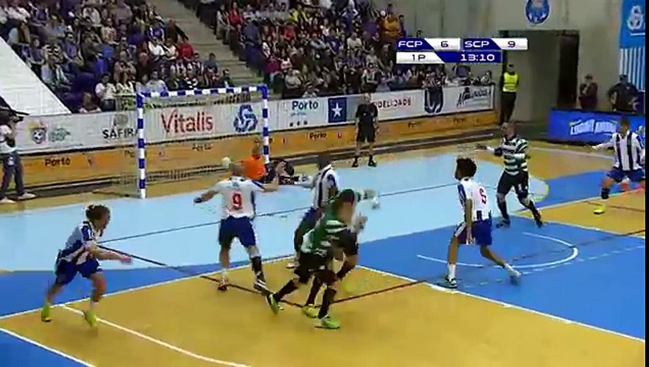 Andebol- FC Porto-Sporting, 30-28 (Andebol 1, fase final, 3.ª jornada, 08-04-17)