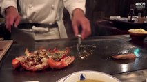 Enjoy the lobster and kobe beef dishes - Teppanyaki in Okinawa, Japan