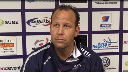 J27 PRO D2 - Après match ASBH - Montauban : réaction de David Aucagne