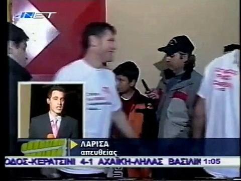 28η ΑΕΛ-Ολυμπιακός 2-1 2005-06 Πρωταθλητής με σκυμμένο το κεφάλι στη Λάρισα