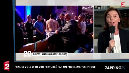 JT de 20h perturbé par des problèmes techniques, malaise en direct