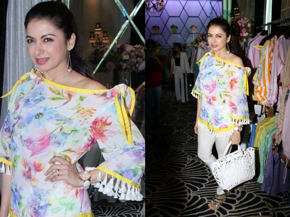 BHAGYESHREE AT  MAHEKA MIRPURI SUMMER COLLECTION