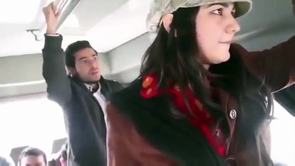 Girl Fall On Boy In Bus See What Happens
