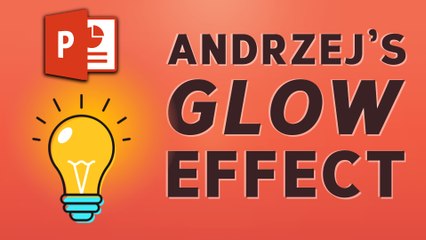 Andrzej's glow effect in powerpoint - Gradients done better ✔