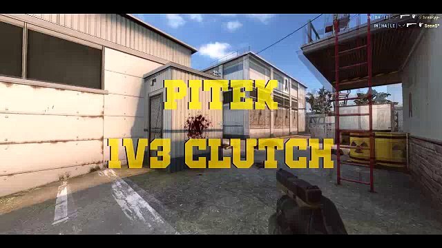 CS-GO - Pitek's 1v3 pistol round CLUTCH