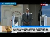 U.S Pres. Barack Obama, dumating na sa bansa para dumalo sa APEC Summit
