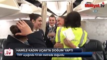 Elle accouche dans un avion de Turkish Airlines, la scène a ému tous ceux qui y ont assisté...