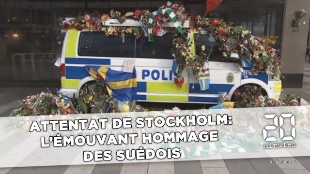 Attentat de Stockholm: L'émouvant hommage des Suédois