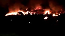 Incêndio atinge vegetação em Paraju, Domingos Martins