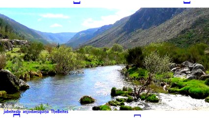 As Águas cristalinas do Vale Glaciar do Rio Zêzere, até às aforas de Manteigas, a 9-4-2017