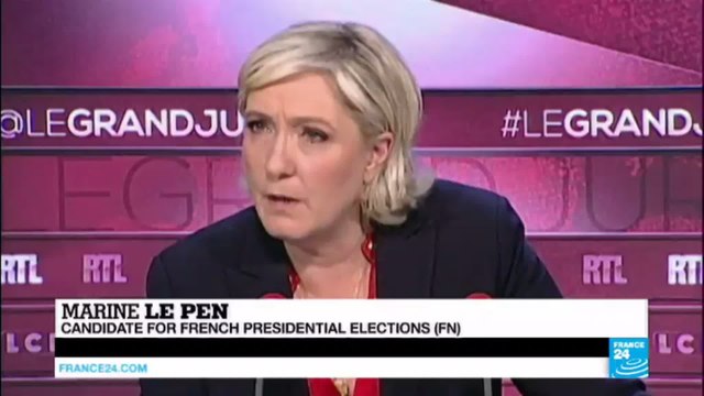 France: Extreme-right leader Le Pen denies French responsibility in WWII round up of Paris Jews