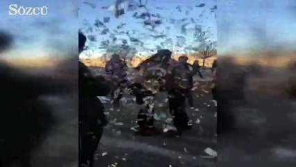 Seçim otobüsü üzerinde evlenme teklifi