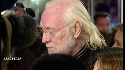 Richard Harris at the Premiere of Harry Potter and the Philosopher's Stone - 04/11/2001