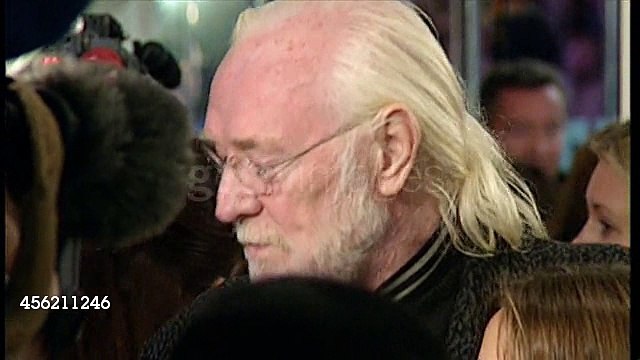 Richard Harris at the Premiere of Harry Potter and the Philosopher's Stone - 04/11/2001