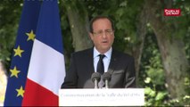 François Hollande - Commémoration de la 