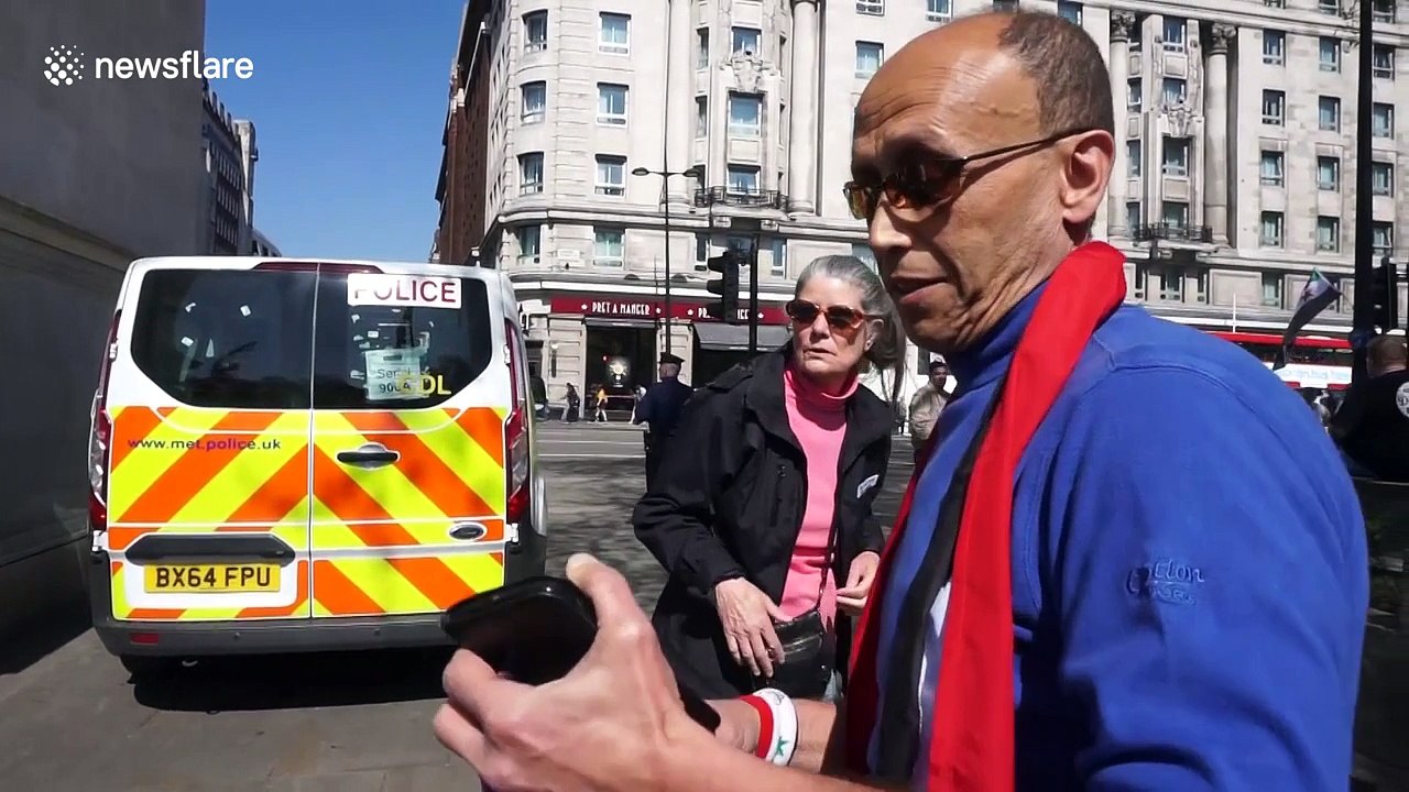 Pro-Assad couple call protesters 'traitors'
