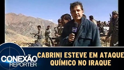 Roberto Cabrini relembra matéria em que esteve num ataque químico