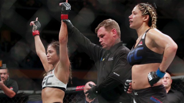 Cynthia Calvillo was aiming for submission win at UFC 210, Dana White admits he's a big fan