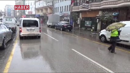 Nisan ayında kar sürprizi