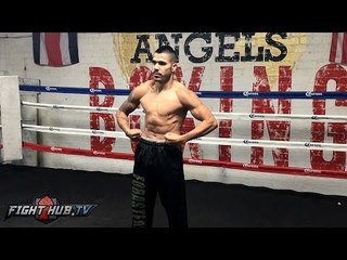 Jesus Cuellar shows off ripped physique in Media Workout! - Cuellar vs. Mares video