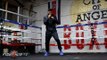 Cuellar vs. Mares - Abner Mares' shadow boxing in media workout