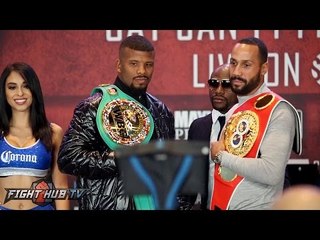 James DeGale vs. Badou Jack Full Press Conference & Face Off Video