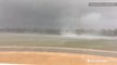 Tornado swirls near Washington Monument