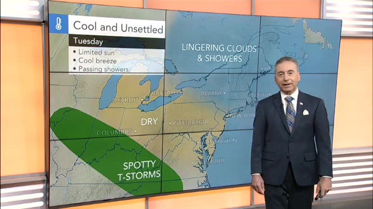 Cool pattern to remain across northeastern US