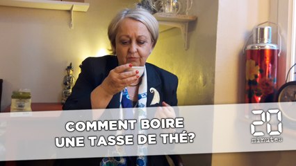 On a appris à déguster une tasse de thé