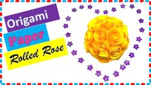 Paper Roses: How to make an origami rolled rose paper (Easy)