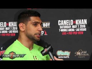 Amir Khan "Every shot I hit Canelo with he will feel it. I'm more gifted than him, better skills"