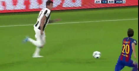2-0 Goal 22' Dybala P. - Juventus 3-0 Barcelona