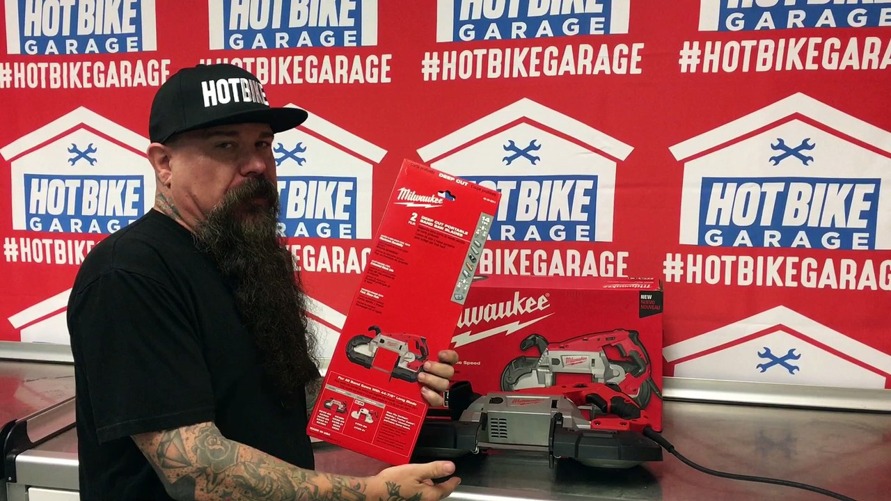 Hot Bike Garage // Milwaukee Deep Cut Band Saw